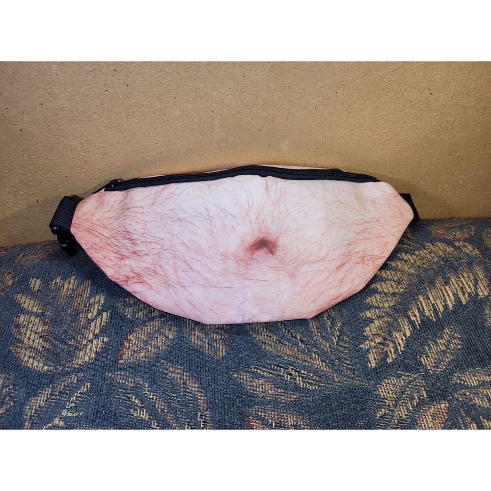 Unisex Hairy Belly Button Fanny Pack